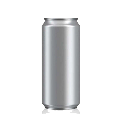 Blank aluminum can — your brand here